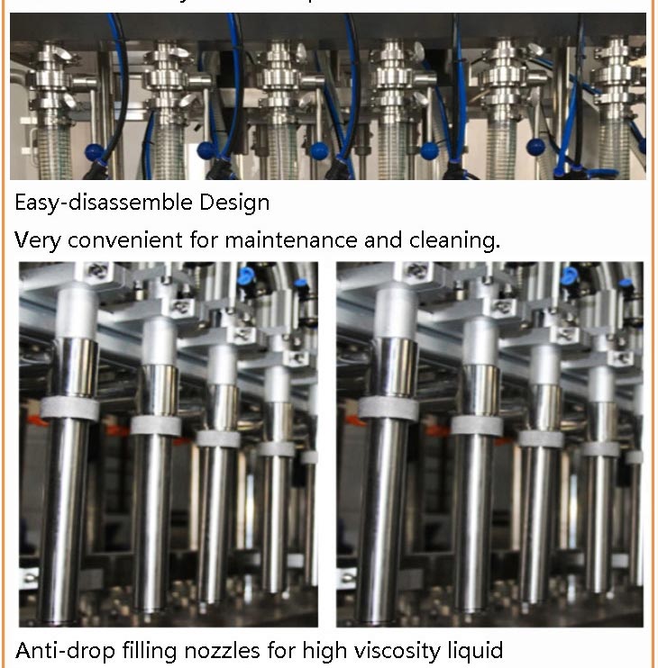 便宜的灌装包装罐蜂蜜装瓶机